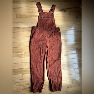 Wild Fable Rust Overalls Size M